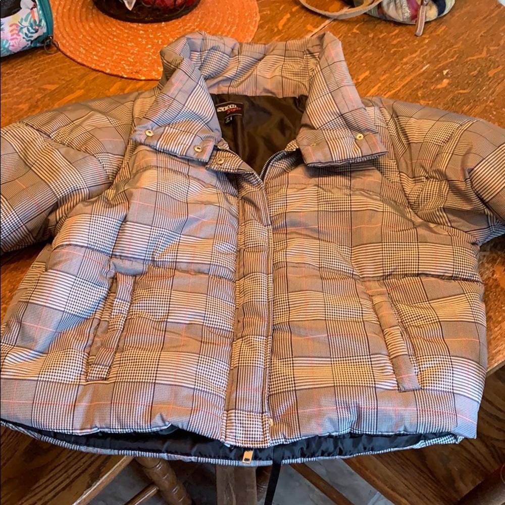 Never Worn Plaid winter coat